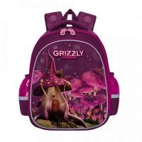 Grizzly Рюкзак школьный, цвет фиолетовый (арт. RAz-086-7/1)