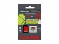 Sandisk Карта памяти Micro SDHC 32Gb Class 10  Ultra SDSDQUIN-032G-G4 + адаптер SD 48MB/s