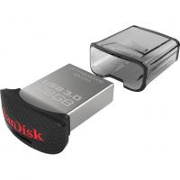 Sandisk Ultra Fit 128Гб, Черный, пластик, USB 3.0