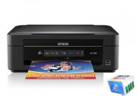 Epson МФУ  Expression Home XP-200 Refurbished с перезаправляемыми картриджами