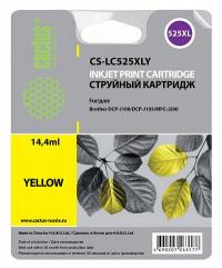 Cactus Картридж струйный CS-LC525XLY желтый (16.6мл)