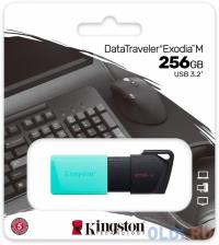 Kingston Флешка 256Gb DTXM/256GB USB 3.2 зеленый черный