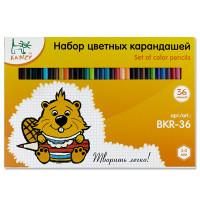 Kanzy Набор цветных карандашей "Kanzy", арт. BKR-36, 36 цветов