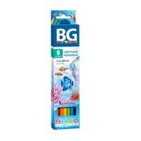 BG (Би Джи) Карандаши цветные "Maritime", 6 цветов