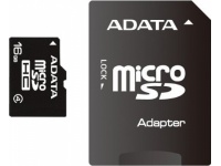 ADATA Micro SDHC флэш-карта 16 ГБ (AUSDH16GCL4-RA1)