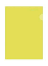 Silwerhof Папка-уголок "Classic", 0,15 мм, фактура "гладь", желтая