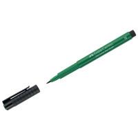 Faber-Castell Ручка капиллярная "Pitt Artist Pen Brush", темно-зеленая
