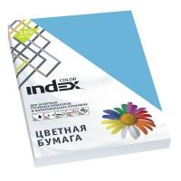Index Бумага цветная &quot;Color&quot;, А4, 80 г/м2, 100 листов, ярко-синий