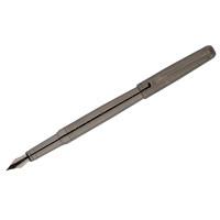 DELUCCI Ручка перьевая "Mistico", черная, 0,8 мм, оружейный металл