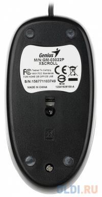Genius Мышь проводная X-Scroll V3 чёрный USB