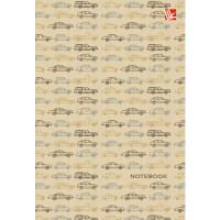 Канц-Эксмо Тетрадь с твердой обложкой "Графика. Автомобили", А6, 100 листов, клетка