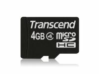 Transcend microSDHC 4Gb Class 4