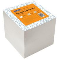 OfficeSpace Комплект блоков для записи на склейке, 9х9х9 см, белизна 70-80% (в комплекте 12 упаковок) (количество товаров в комплекте: 12)
