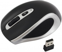 Oklick 404 MW Lite Wireless Optical Mouse Black Silver
