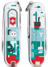 Victorinox Нож перочинный Classic LE2015 &quot;Sea World&quot; (0.6223.L1502) 7 функций 58мм