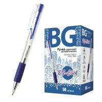 BG (Би Джи) Ручка шариковая автоматическая "BG-Click", 0,7 мм, синяя