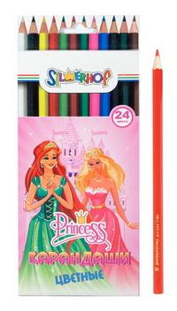 Silwerhof Карандаши цветные "Princess", 24 цвета