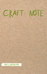 Эксмо Craft Note. Экоблокнот для творчества с крафтовыми страницами