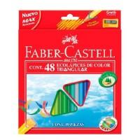 Faber-Castell Карандаши цветные &quot;Eco&quot;, с точилкой, 48 цветов