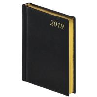 BRAUBERG Ежедневник датированный на 2019 год "Iguana", А5, 168 листов, цвет обложки черный