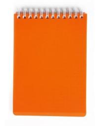 Hatber Блокнот "Diamond Neon", А6, 80 листов, клетка, оранжевый