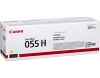 Canon Картридж лазерный 055 H Y желтый (5900стр.) для MF746Cx/ MF744Cdw/  MF742Cdw/ LBP664Cx/ 663Cdw 3017C002