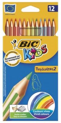 BIC Карандаши цветные "Tropicolors", 12 цветов