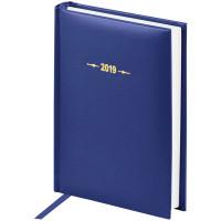 OfficeSpace Ежедневник датированный на 2019 год "Ariane", A6, 176 листов, синий
