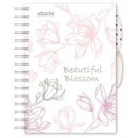 Attache Selection Бизнес-тетрадь на спирали "Flower DreamsBlossom", А5, 140 листов, клетка