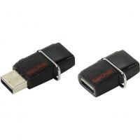 Sandisk Ultra Dual 64Гб, Черный, USB 3.0/microUSB