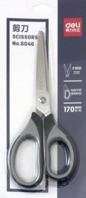 DELI Ножницы офисные "Vivid Soft", 170 мм