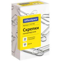 OfficeSpace Скрепки, 50 мм, 50 штук