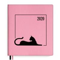 Феникс + Еженедельник датированный на 2020 год, розовый, 88 листов