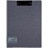 Berlingo Папка-планшет с зажимом "Steel&Style", A4, серебристый металлик