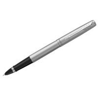 Parker Ручка-роллер "Jotter Stainless Steel CT", черная, 0,8 мм