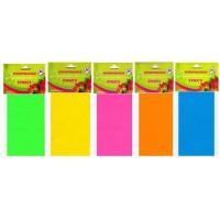 BG (Би Джи) Набор крепированной цветной бумаги (флуоресцентной), 50х250 см