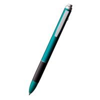 Tombow Ручка шариковая "Zoom L102 Multi" 4 в 1, корпус: зелёный, 2 стержня: чёрный, красный + карандаш механический + ластик