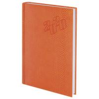 BRAUBERG Ежедневник датированный на 2020 год "Rainbow Croc", А5, 168 листов, цвет обложки оранжевый