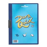 Durable Папка с клипом "Duraquick", 20 листов, темно-синяя