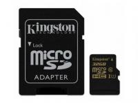 Kingston Карта памяти Micro SDHC 32Gb Class 10 SDCA10/32GB + адаптер SD