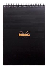 Rhodia Блокнот "Rhodiactive", чёрный, 21x29,7 см, клетка, 80 л