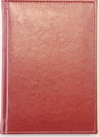 Planograf Ежедневник полудатированный "Venice", А5, 192 листа, ярко-красный