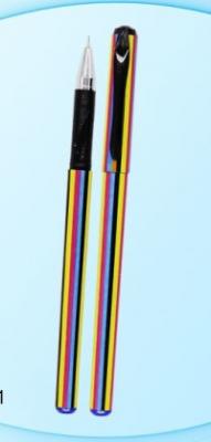 Miraculous Ручка гелевая "Цветная полоска", 0,5 мм, синяя