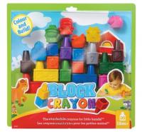 Block Crayon Набор восковых фигурных мелков Ферма (20 деталей)