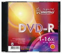 Smart Диск  buy dvd-r 4.7gb 16x slim (за 1 диск)