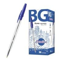 BG (Би Джи) Ручка шариковая &quot;Carolina&quot;, 1 мм, синяя