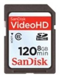 Sandisk SD SDSDX-008G-X46 Video HD SDHC Class 6 8GB