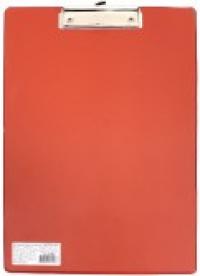 BRAUBERG Доска-планшет с верхним прижимом "Comfort", цвет красный