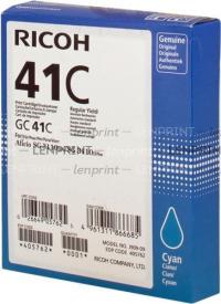 Ricoh GC-41C картридж голубой увеличенный, гелевый