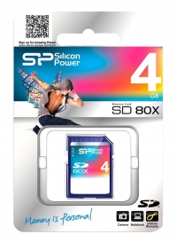 Silicon Power SD 4GB 80X